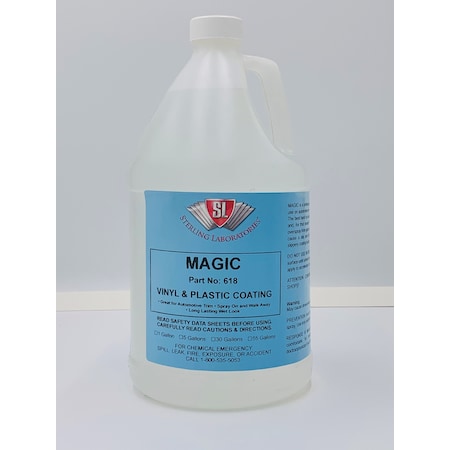 Hti Magic Tire & Vinyl Dressing, Thick Silicone For The Wet Look: 1 Gallon 618-1G